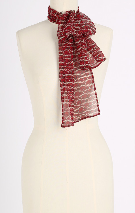 Lightweight scarf from natural silk
