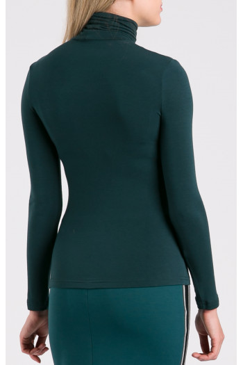 Polo Neck Top in Teal [1]