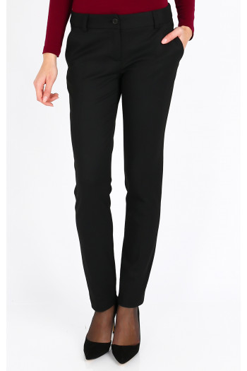 Slim Trousers in Black