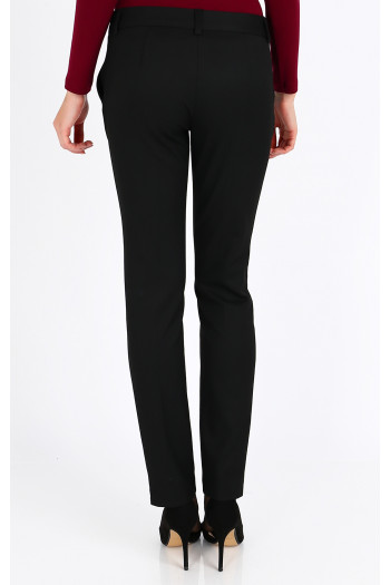 Slim Trousers in Black [1]