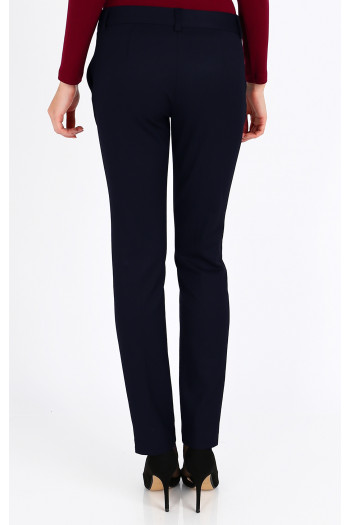 Slim Trousers in Navy [1]