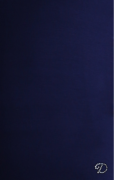 Logo Jersey Top In Dark Blue