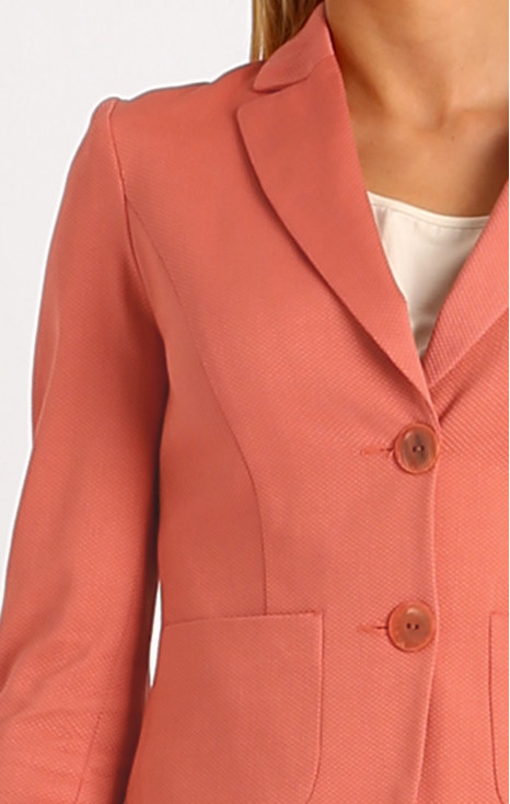 Elegant jacket with 3/4 sleeves