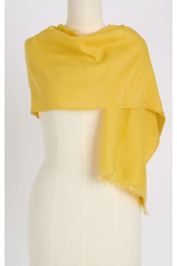 Silk-cotton scarf