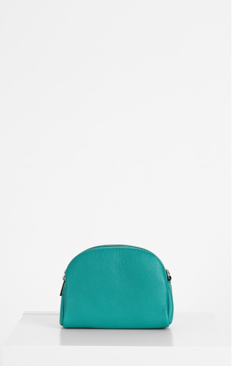 Leather Mini Bag in Emerald