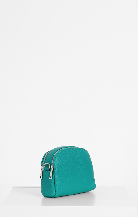 Leather Mini Bag in Emerald