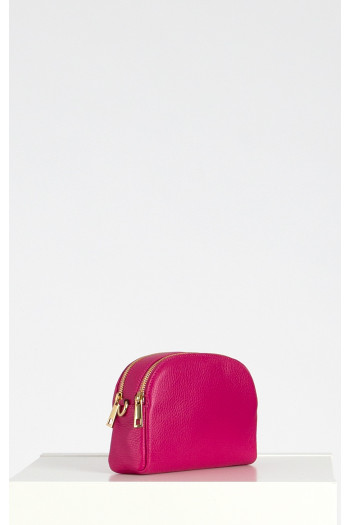 Leather Mini Bag in Fuchsia [1]