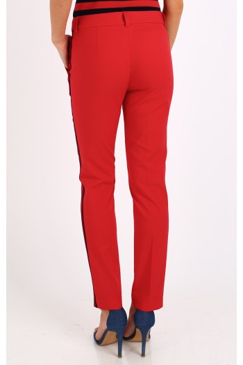 Cigarette trousers with side stripes [1]