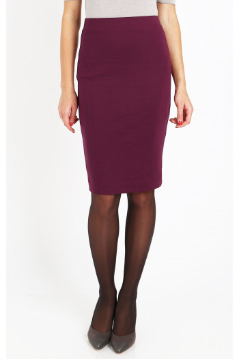 Stretch pencil skirt in Mauvewood