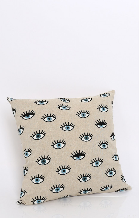 Blue Eyes Cushion Cover