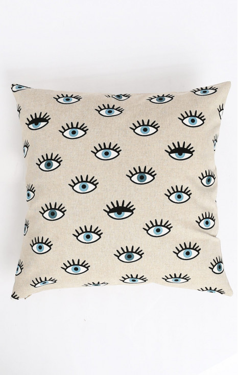 Blue Eyes Cushion Cover