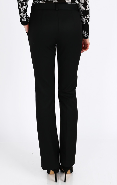 Wide leg trousers in Black