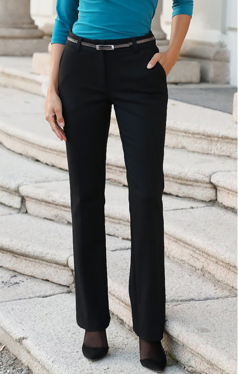 Wide leg trousers in Black