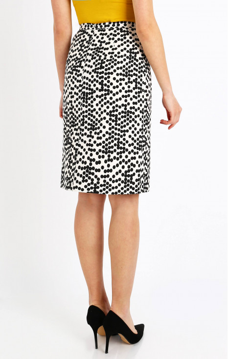 Classic Straight polka dots skirt [1]