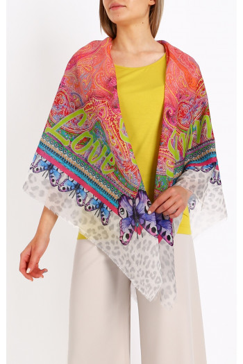 Cotton-modal- silk  scarf