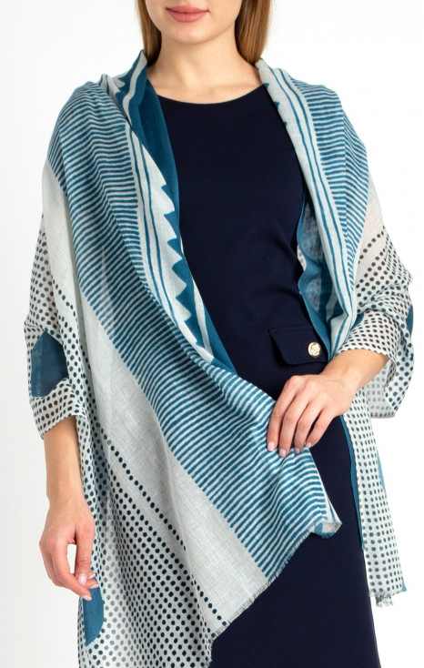 Cotton-modal- linen scarf