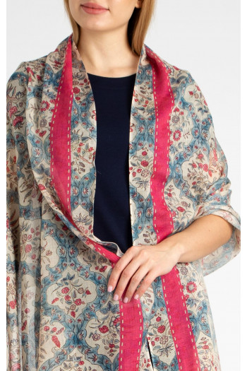 Cotton-modal- linen scarf [1]