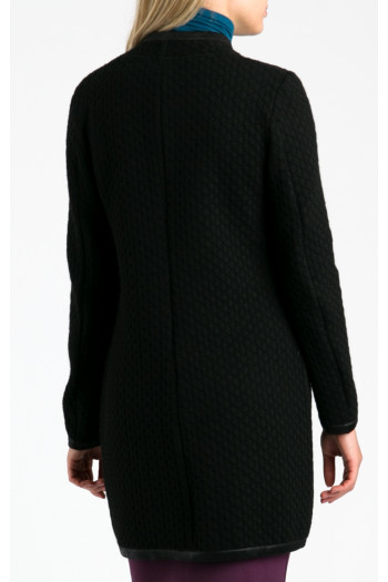 Wool Blend Soft Cardigan in Black [1]