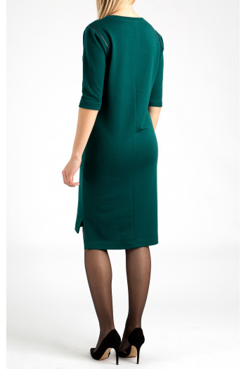 Wool Blend Jersey Dress [1]