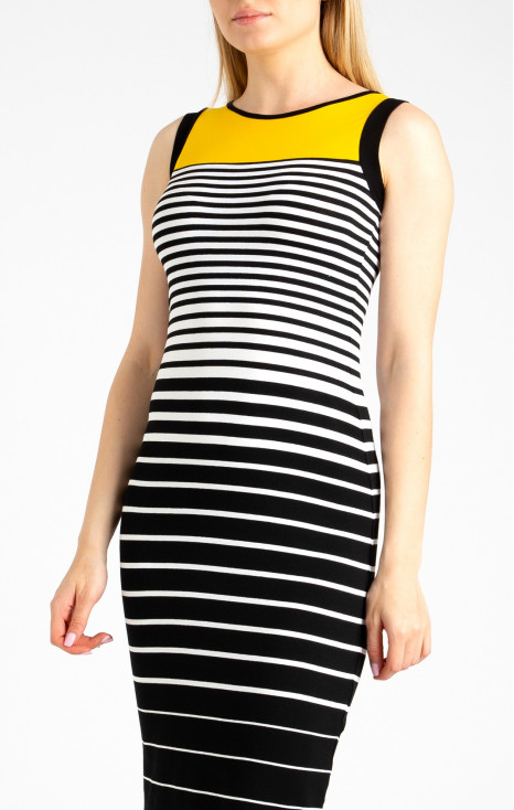 Straight striped dress