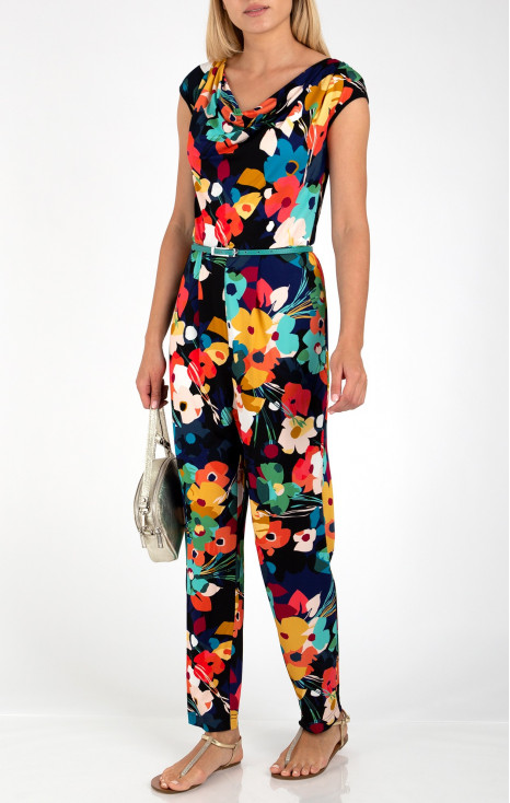 Floral printed jumpsuit