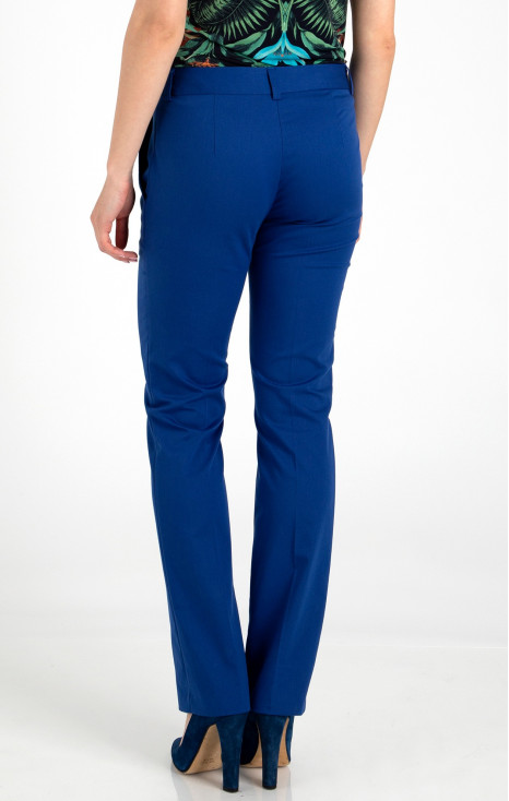 Slim Trousers in Royal Blue [1]