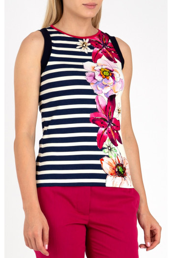 Vest Top In Fuchsia