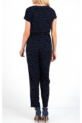 Jumpsuit in polka dots. [1]