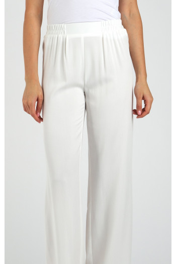 Wide Leg Trousers in White [1]