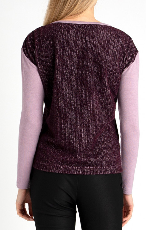 Long Sleeve Top in Purple