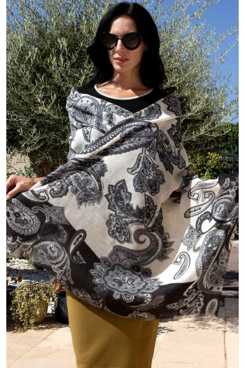 Wool-modal scarf