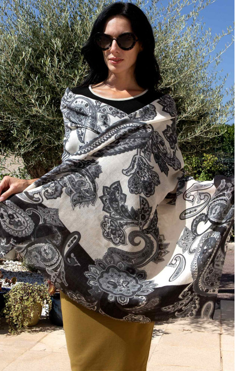 Wool-modal scarf