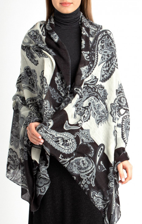 Wool-modal scarf
