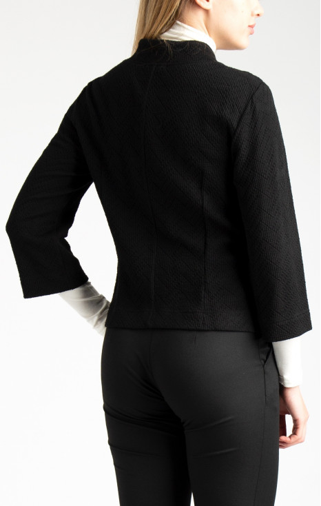 Elegant short jacket in black