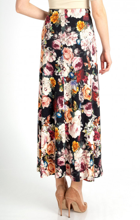 Maxi skirt with Floral Print