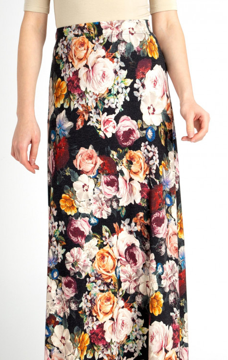 Maxi skirt with Floral Print
