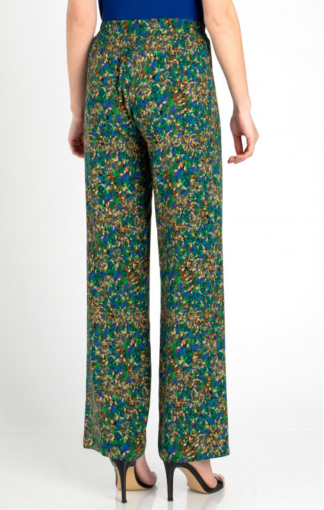 Wide Leg Trousers with Graphic print [1]