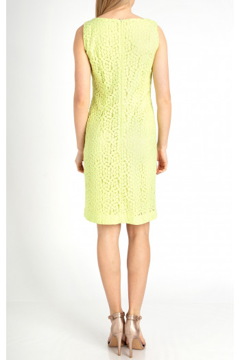 Midi Lace Dress in Lime [1]