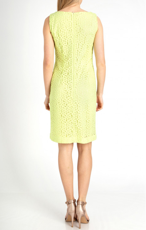 Midi Lace Dress in Lime [1]