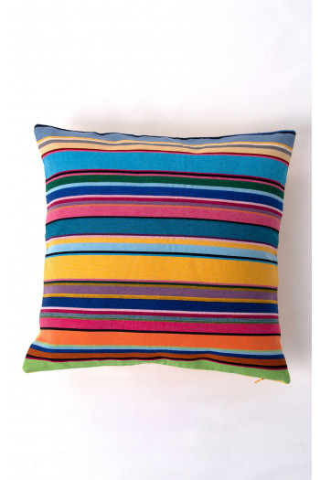 Multicolour Stripes Cushion Cover