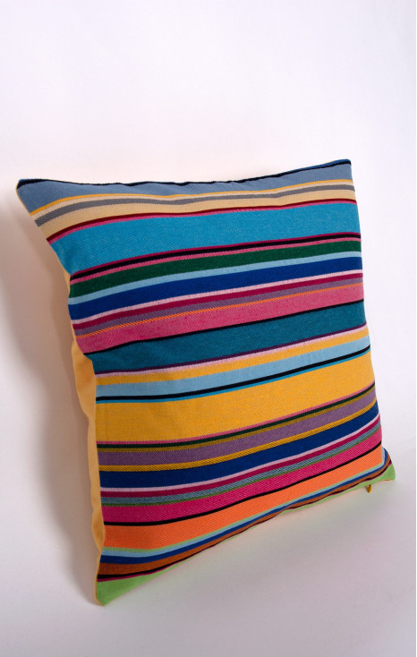 Multicolour Stripes Cushion Cover