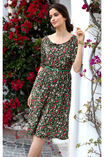 Viscose Midi Dress [1]