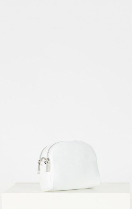 Leather Mini Bag in White