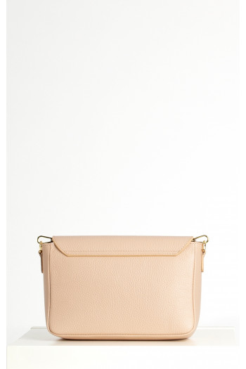 Shoulder bag with a Gold Chain in Nude [1]
