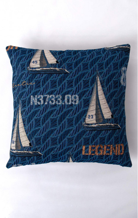 High quality cushion cover with sea motif on regatta