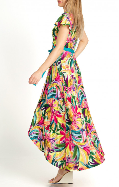 Wrap Maxi Floral Dress