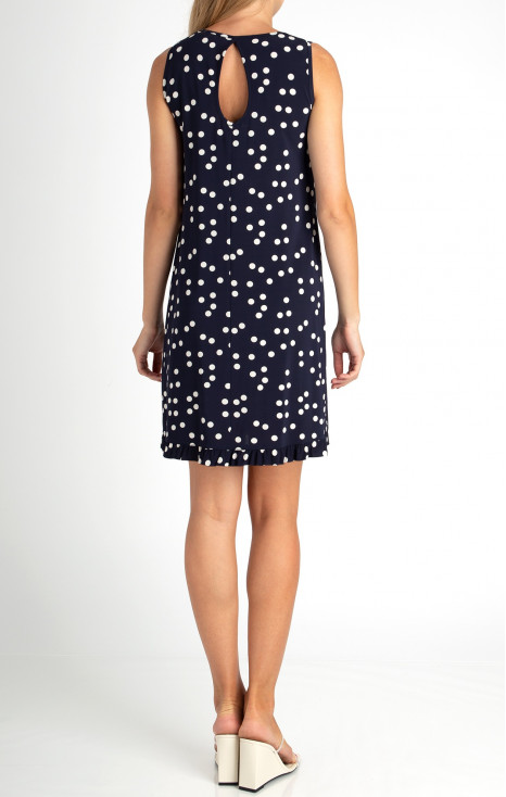 Jersey Polka Dot Mini Dress [1]
