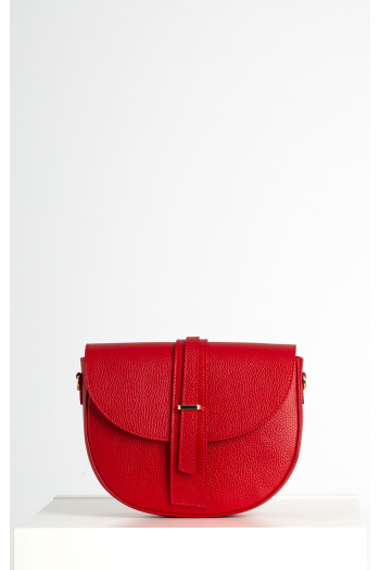 Leather handbag in Red