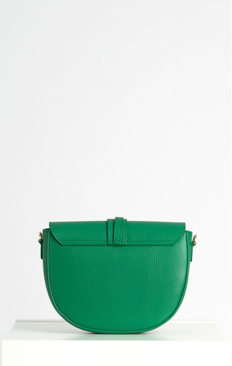 Leather handbag in Green