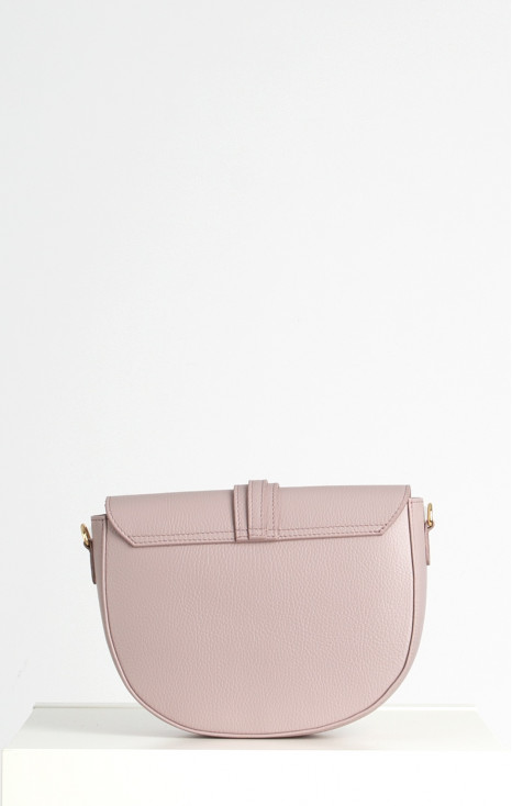 Leather handbag in Pink